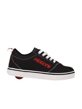 Heelys Pro 20 Black Wheeled Skate Shoes Men 7 Women 8 Roller Sneakers New